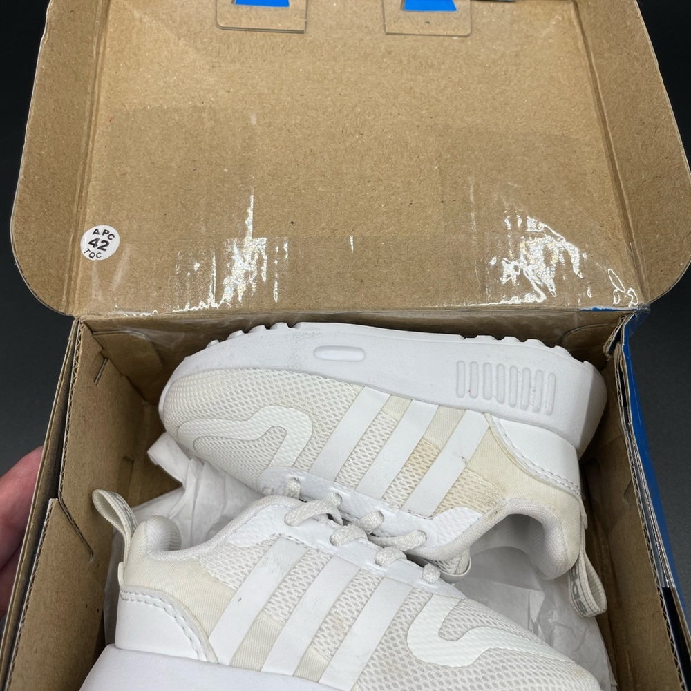 Adidas white infant 4 originals Multix running shoes - Picture 8 of 9